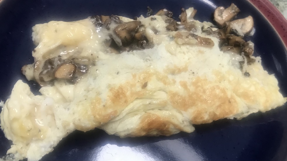 mushroom omelet